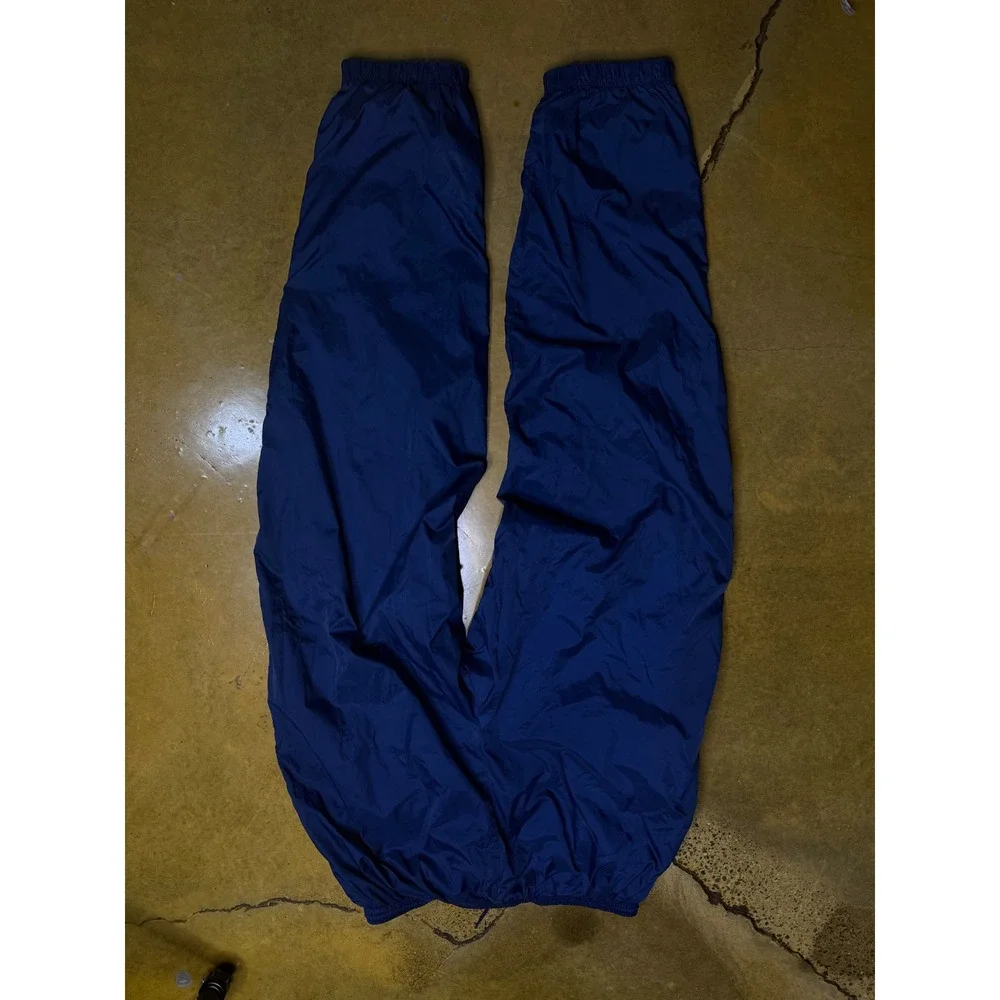 Vtg Nike Men's Blue Nylon Track Pants Warm Up Windbreaker Training XL‎ - Picture 6 of 12